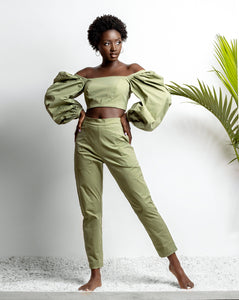 Kamu Green Trousers