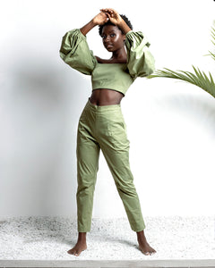 Kamu Green Trousers