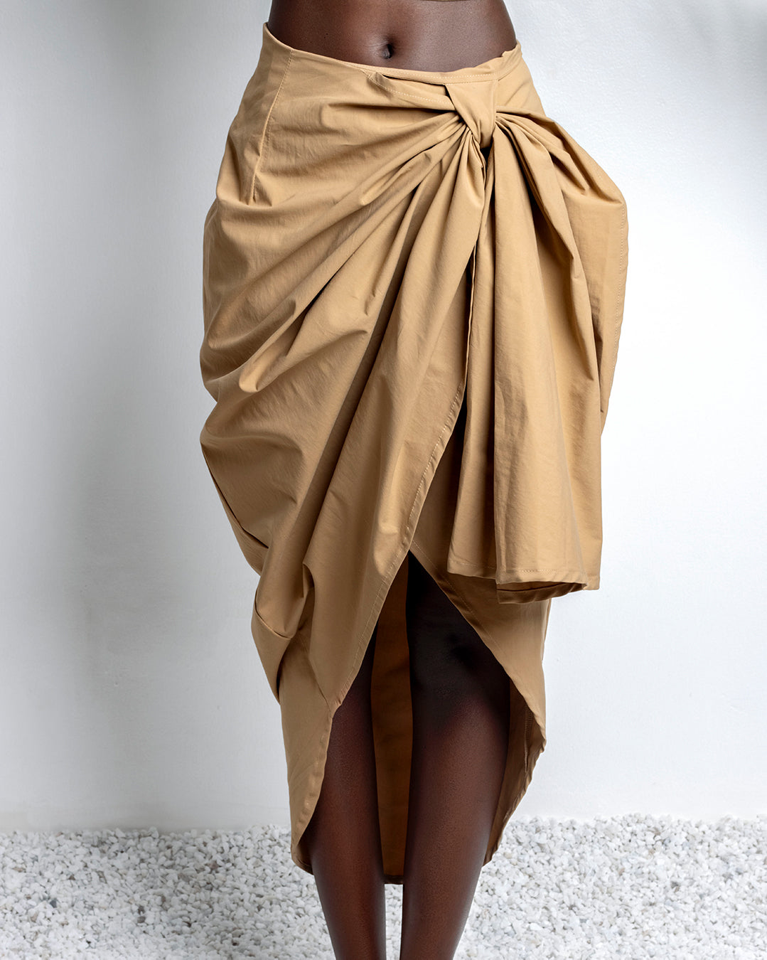 Kamu Brown Skirt