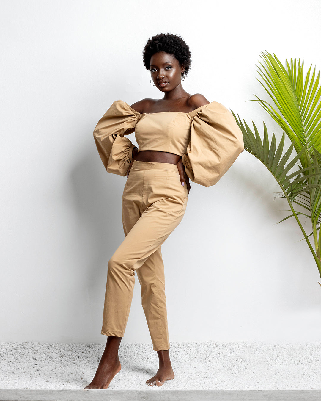 Kamu Brown Trousers