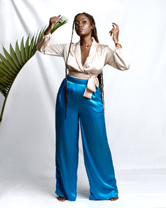 Bulu Satin Trousers