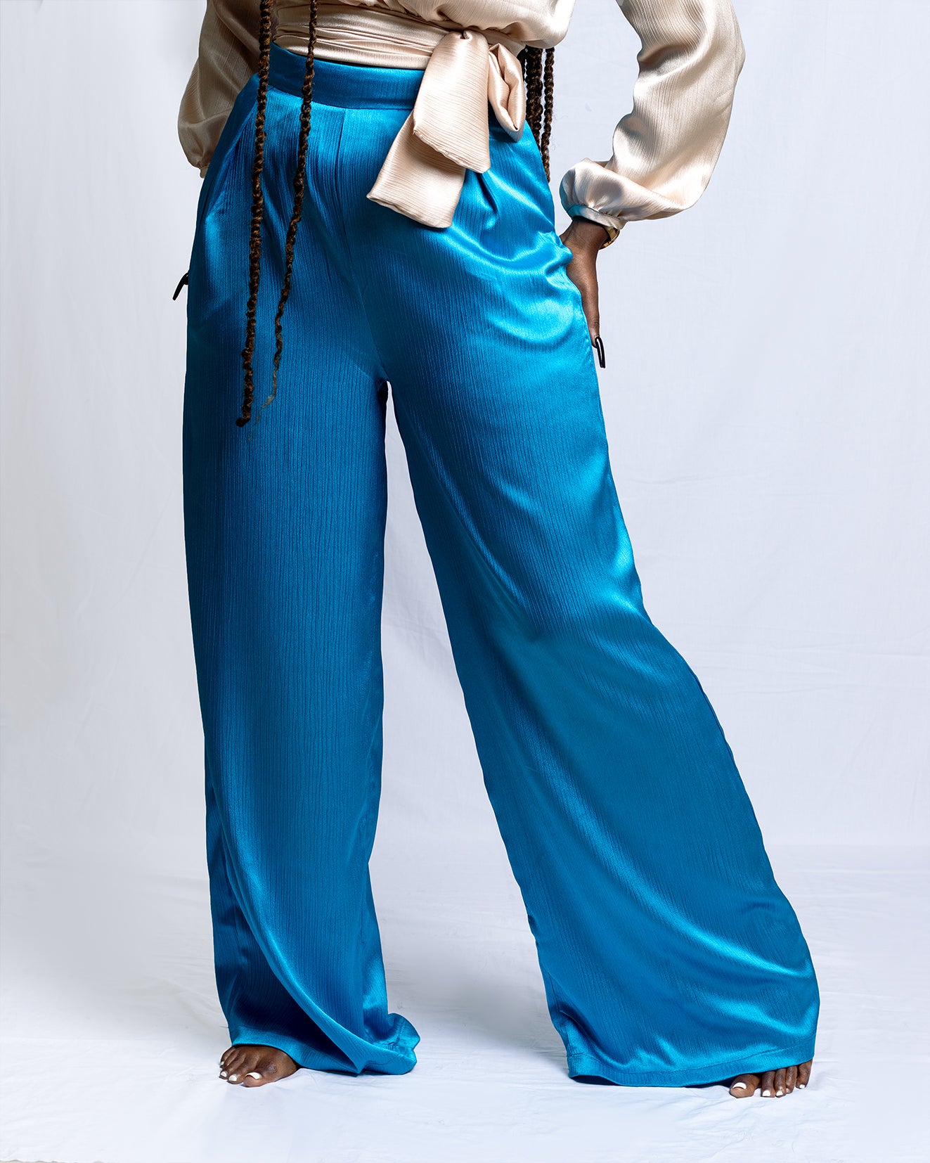 Bulu Satin Trousers